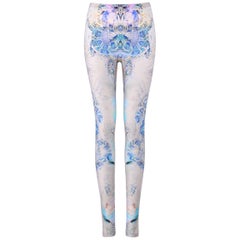 ALEXANDER McQUEEN S/S 2010 "Plato's Atlantis" - Leggings gris imprimé méduses