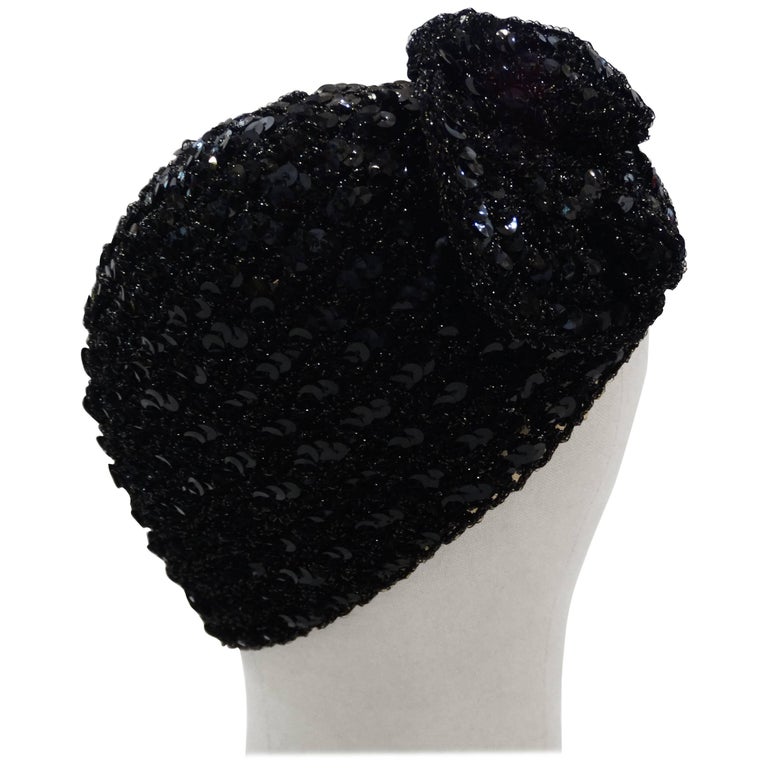 Vintage Saks Fifth Ave Black Wool Hat Saks Fifth Avenue Black Hats for Women for sale | eBay main image 4