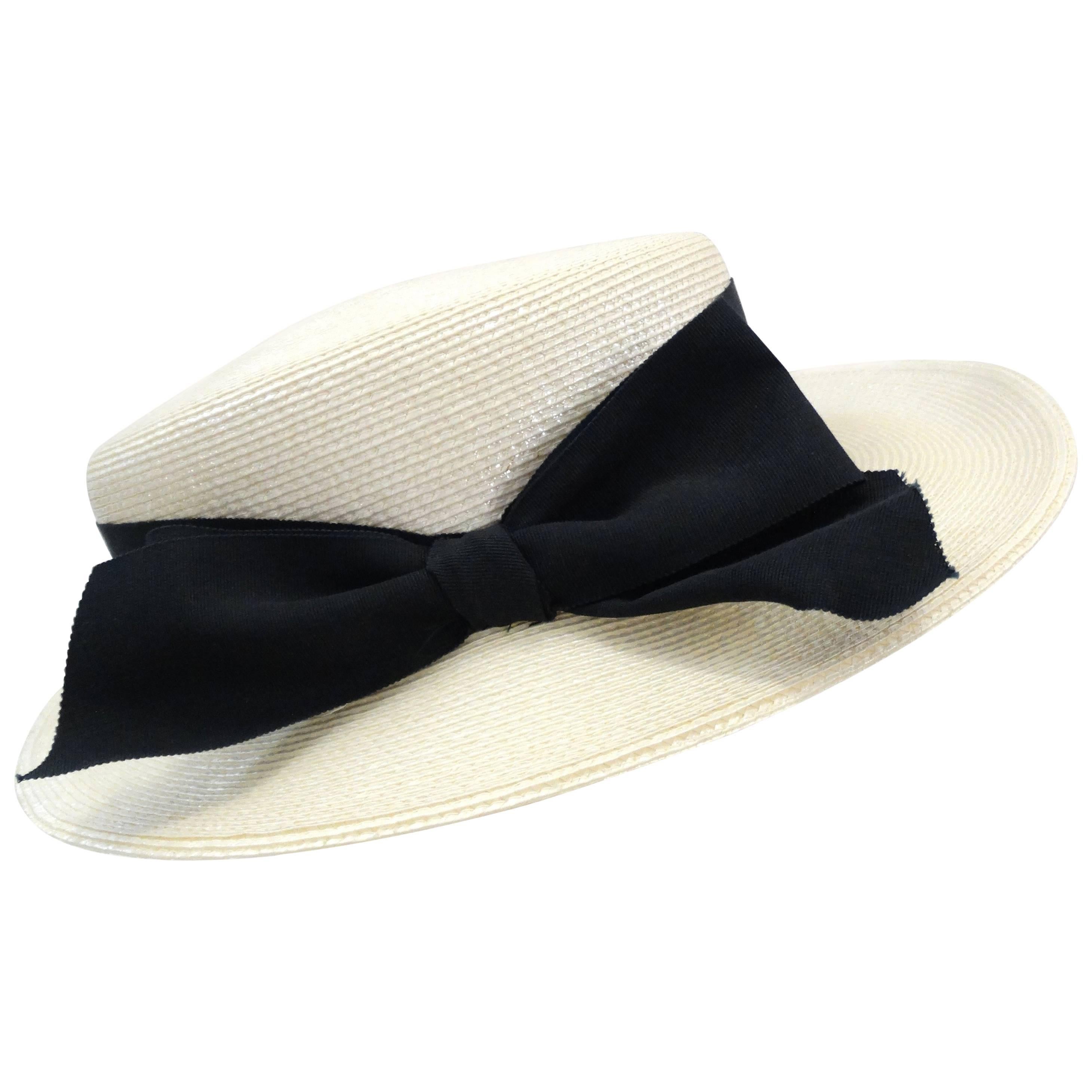Yves Saint Laurent Boater Hat