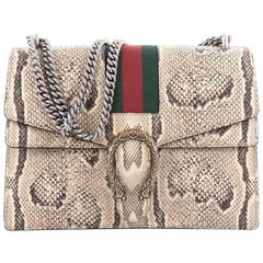 Used Gucci Web Dionysus Handbag Python Medium