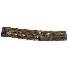 Rainbow crystal belt
