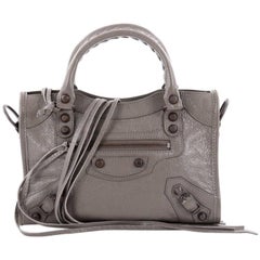 Balenciaga City Classic Studs Handbag Leather Mini 9