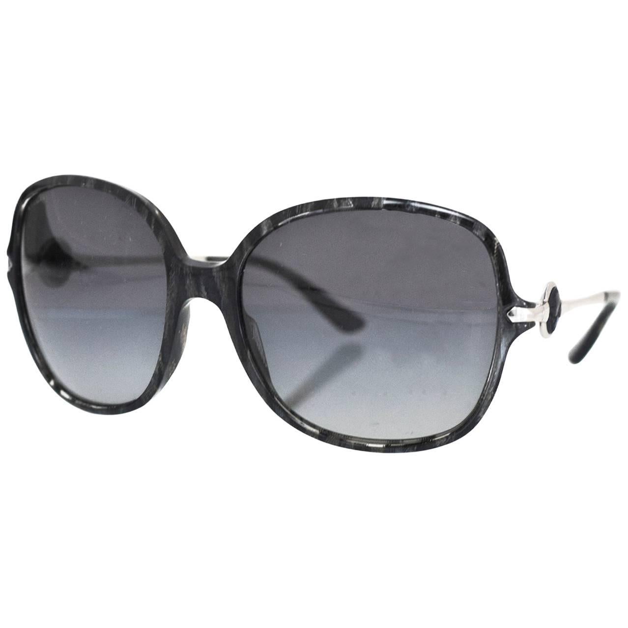 Bvlgari 8087 5155/T3 Black Tortoise Sunglasses with Box and Case
