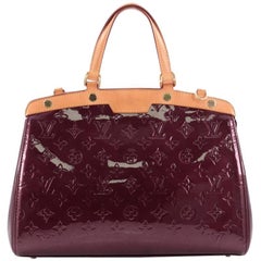 Louis Vuitton Mordore Magnetique Monogram Vernis Brea MM NM Bag For Sale at  1stDibs