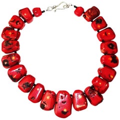 Coral Beaded Necklaces