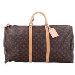 Louis Vuitton Keepall Bag Monogram Canvas 55 Louis Vuitton Keepall Bag Monogram Canvas 55
