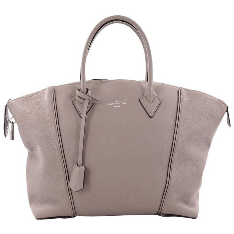 Louis Vuitton Soft Lockit Handbag Leather MM at 1stdibs