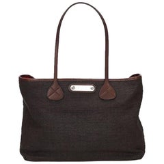 Black Céline Fiber Tote Bag 4