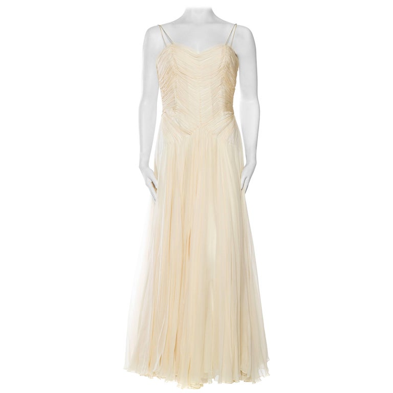 Robe De Déesse Grecque Self Portrait En Mousseline De Soie Plissée - Taille 8 US/12 UK, Neuve Avec étiquettes