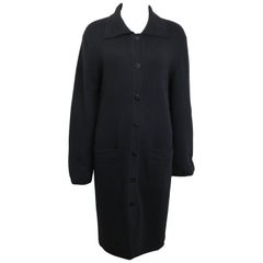 Chanel Black Cashmere Long Cardigan