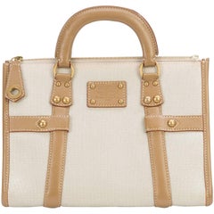 Louis Vuitton Canvas Cognac Speedy 30 Top Handle Satchel Bag