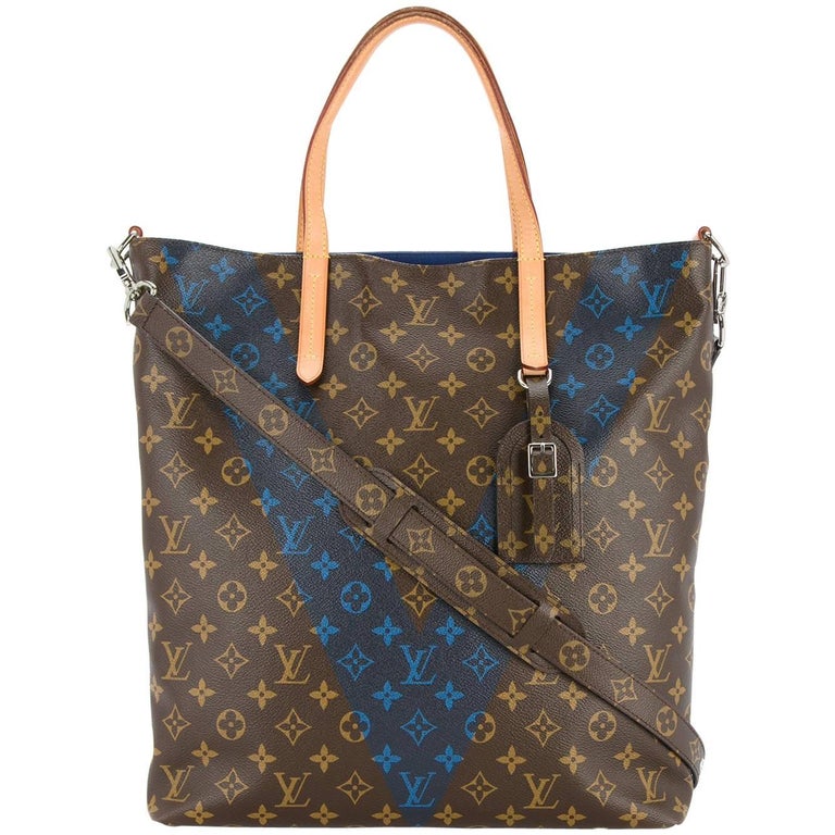 Louis Vuitton Monogram Men&#39;s Carryall Travel Tote Shoulder Bag For Sale at 1stdibs