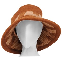 Hermes Contemporary Camel Hair Hat, Never Worn 