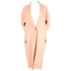 CELINE blush cashmere runway coat - 2013