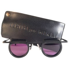 New Vintage Rare Alain Mikli Black 5002 France Sunglasses 1980