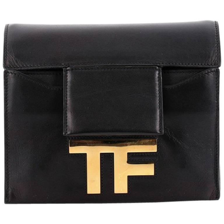 Tom Ford Hidden TF Shoulder Bag Leather Small