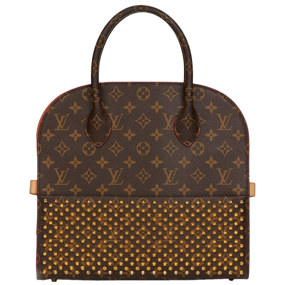 2014 Louis Vuitton Studded Canvas, Red Pony Hair & Cowhide Christian Louboutin