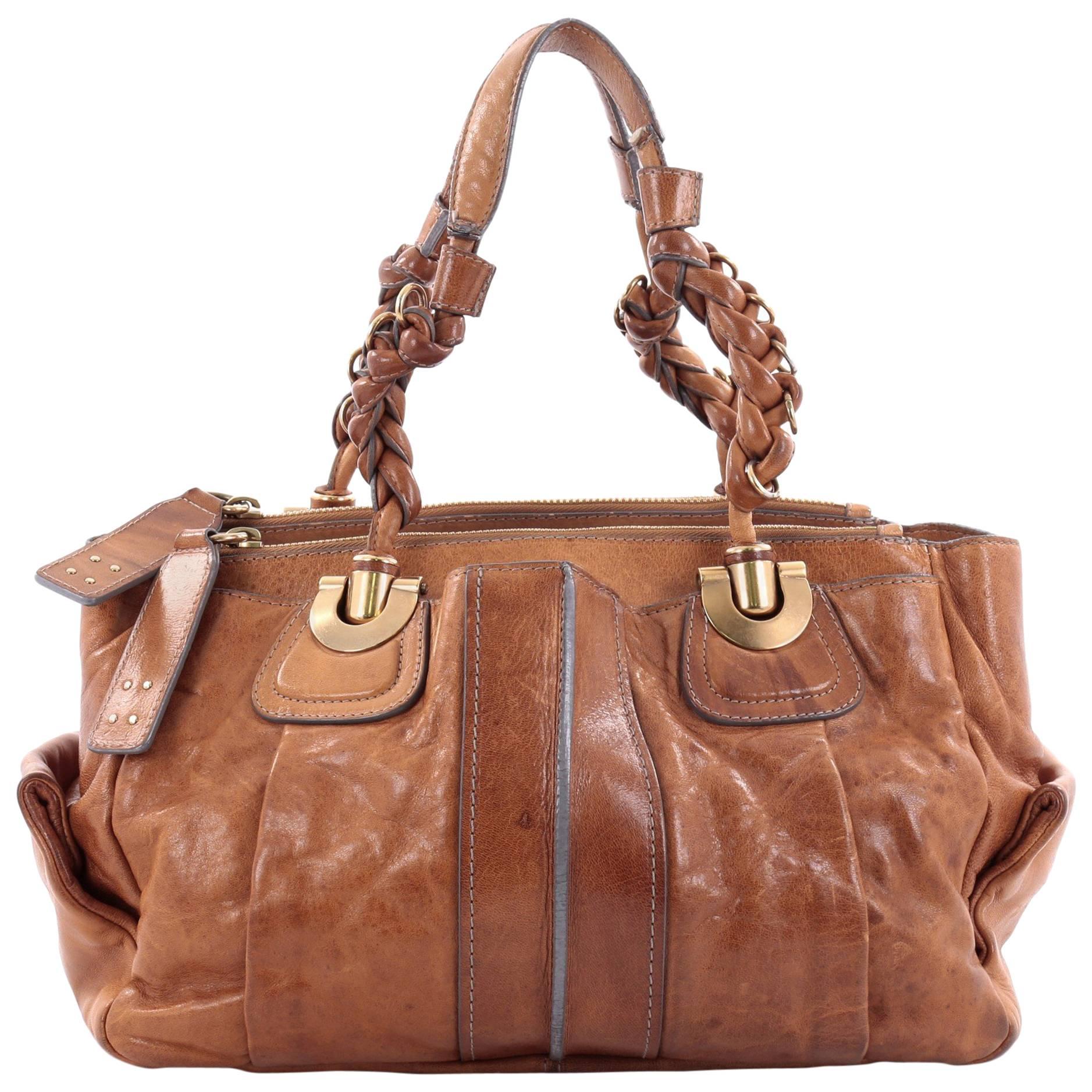 Chloe Heloise Tote Leather Medium