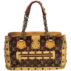 Louis Vuitton Limited Edition Trompe L'oeil Le Fabuleux Velvet Shoulder Bag