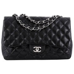 Chanel Classic Single Flap Bag Quilted Lambskin Jumbo Chanel Classic Single Flap Bag Quilted Lambskin Jumbo