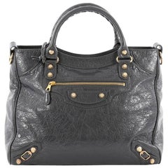 Balenciaga Velo Giant Studs Handbag Leather