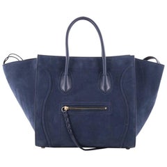 Celine Phantom Handbag Suede Medium