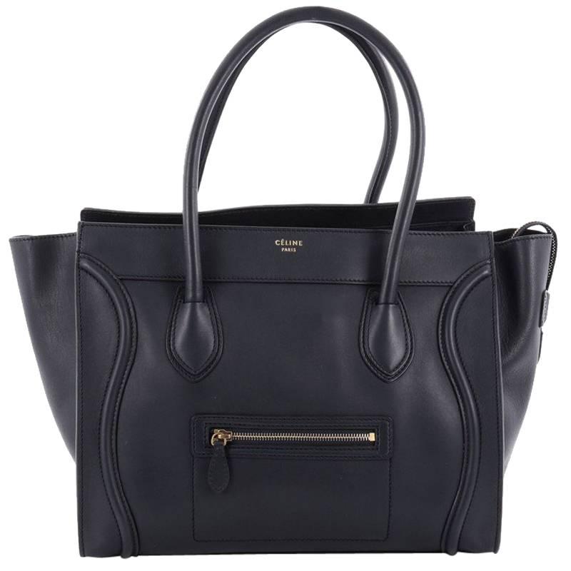 Celine Shoulder Luggage Bag Leather