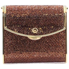 Judith Leiber Flap Minaudiere Crystal Mini