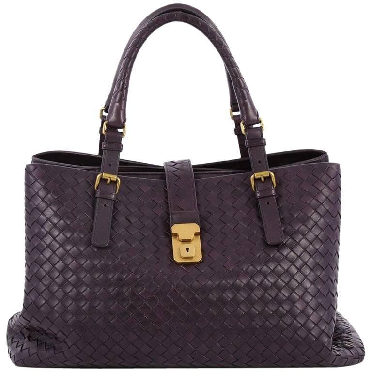 Bottega Veneta Roma Handbag Intrecciato Nappa Medium