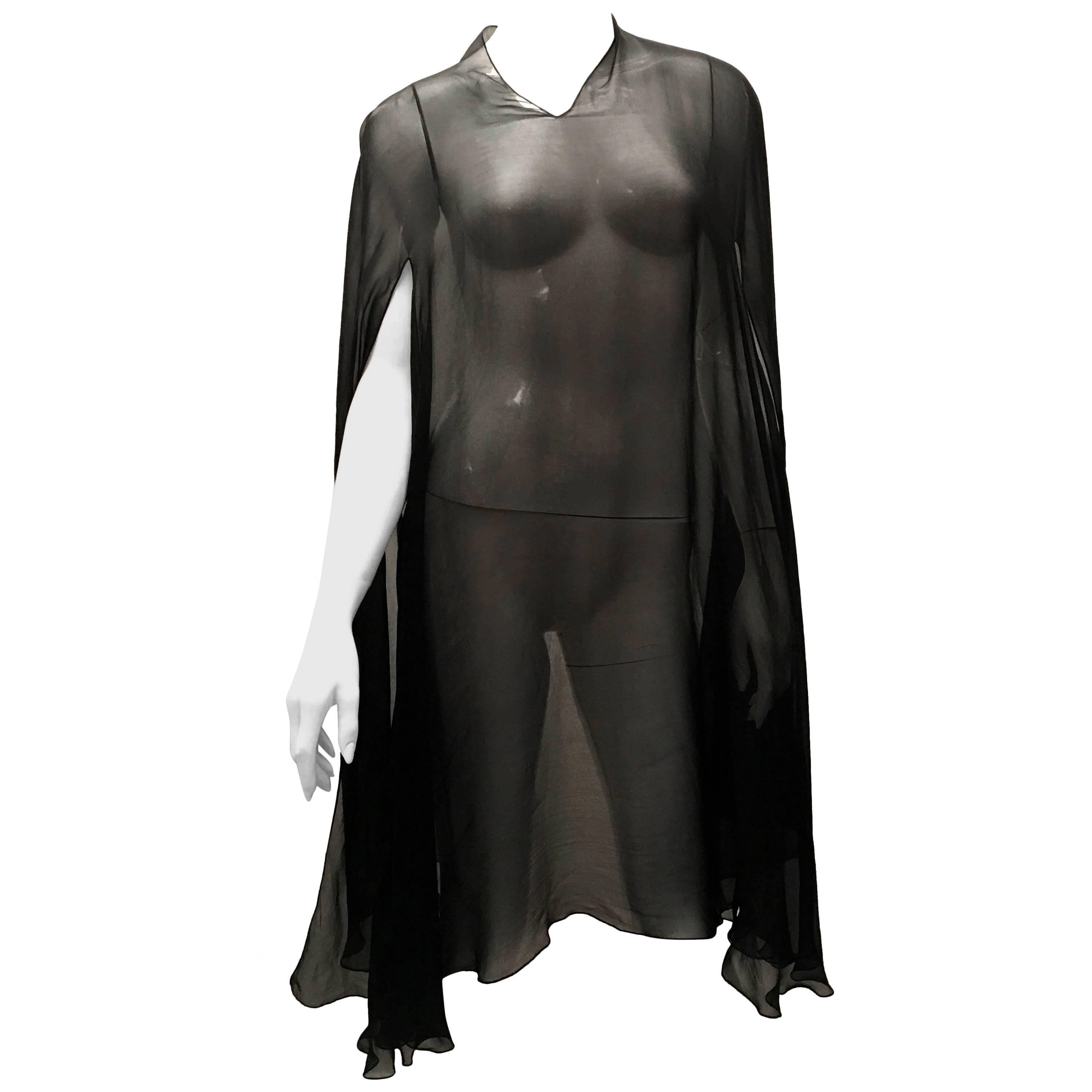 Fabulous Chanel Sheer Cape  For Sale