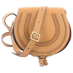 Used Chloe Marcie Crossbody Bag Leather Small