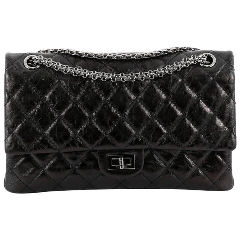 Chanel Reissue 2.55 Handbag Quilted Aged Calfskin 226 at 1stDibs