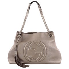 Gucci Soho Shoulder Bag Chain Strap Leather Medium