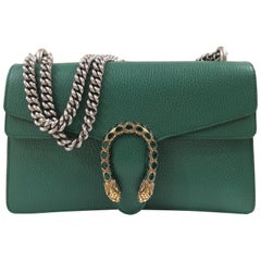 Gucci Dionysus Tasche aus grünem Leder
