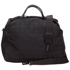 Chanel Black New Travel Line Duffel Bag
