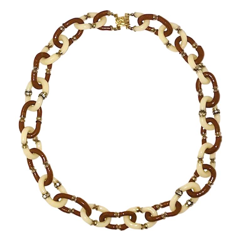 Segueso Italian Glass Chain Necklace