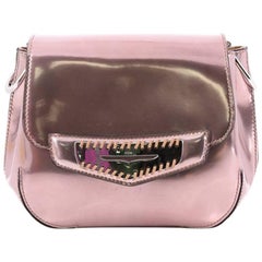 Tod's Infilature Penny Bar Crossbody Bag Patent Leather Mini