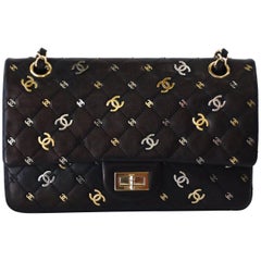 2007 Chanel CC Punk 2.55 Reissue 225 Flap Handbag