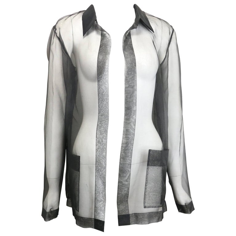 Chanel Silk Black and White Shirt · INTO