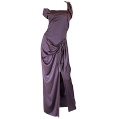 Vivienne Westwood Light Purple Draped Red Label Dress, 1990s 