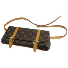 Used Louis Vuitton Marelle Belt Bag in Monogram Canvas and lEATHER