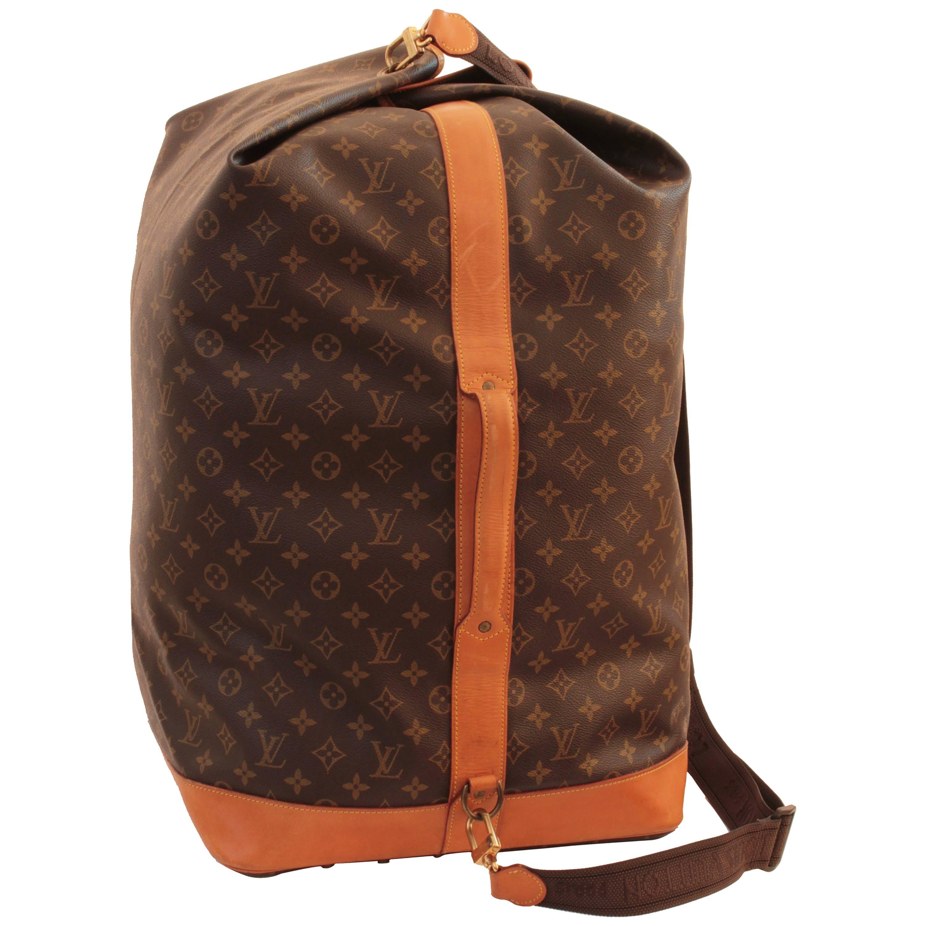 Travel bag Louis Vuitton 45 Monogram customized Fucking Taz by PatBo