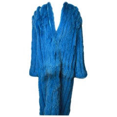 VINICIO PAJERO Full Length Ribbed Fox Fur