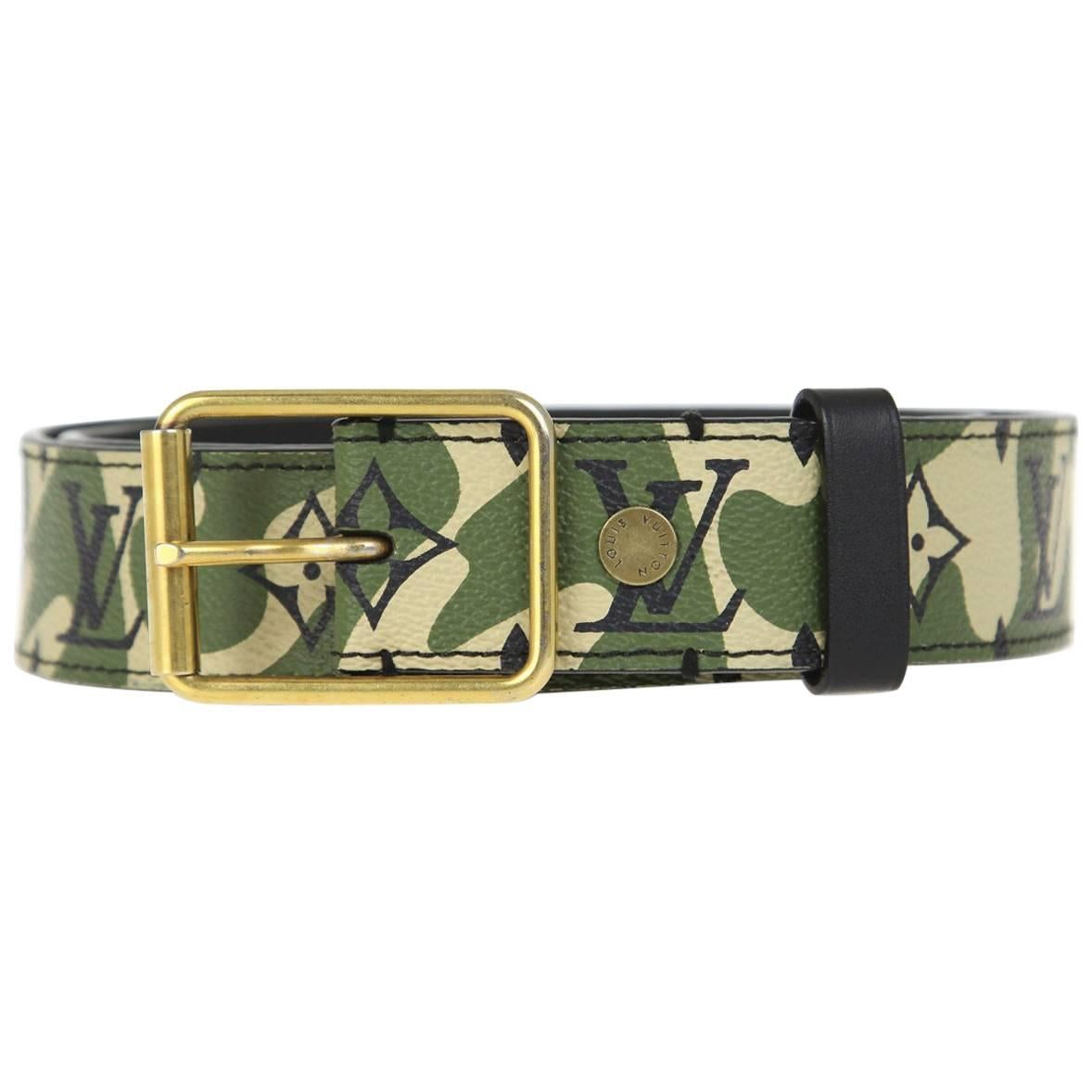 2010s Louis Vuitton Camouflage Belt