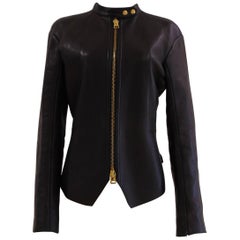 Tom Ford black leather jacket