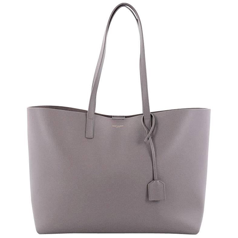 Saint Laurent Shopper Tote Leather Large at 1stDibs