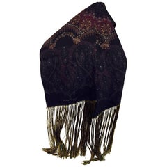 Men's Fabulous Salvatore Ferragamo Silk Luxurious Long Fringe Scarf