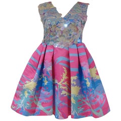 Mehrfarbiges paillettenbesetztes Kleid von Leitmotiv