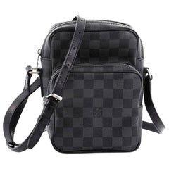 Louis Vuitton 2008 pre-owned Damier Graphite Rem Crossbody Bag - Farfetch