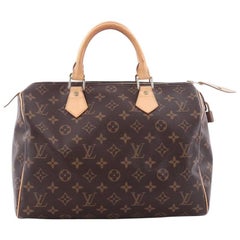 Louis Vuitton Speedy Handbag Monogram Canvas 30